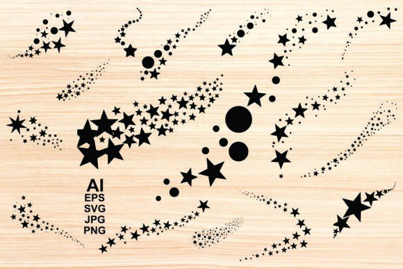 Download Silhouette Stars Tattoos Vector - Silhouette Collection
