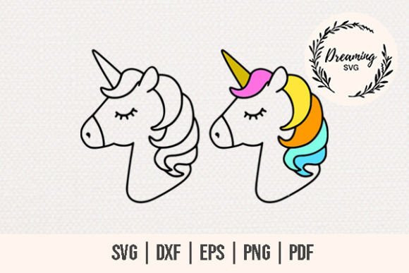 Download Unicorn SVG - Unicorn Head Silhouette - Silhouette Collection