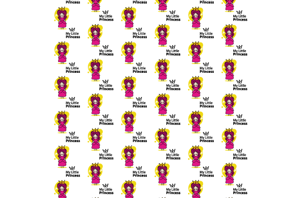 Download My Little Princess Pattern Template - Princess pattern Collection