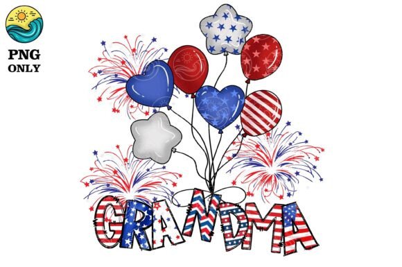 Download Grandma 4th of July PNG, Custom Mama PNG - Grandma Collection