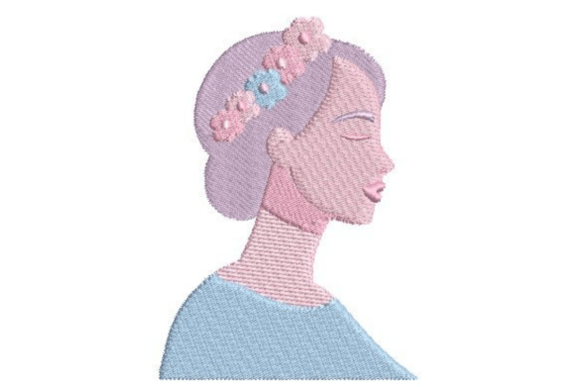 Download Floral Crown Feminine Silhouette - Silhouette Collection