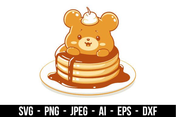 Download Festive SVG Pancake Design - Pancake Collection