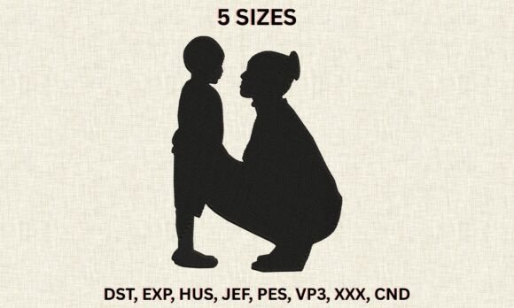 Download Mother and Son Silhouette&nbsp; - Silhouette Collection