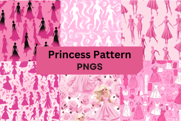 Download Princess Pattern PNGS - Princess pattern Collection