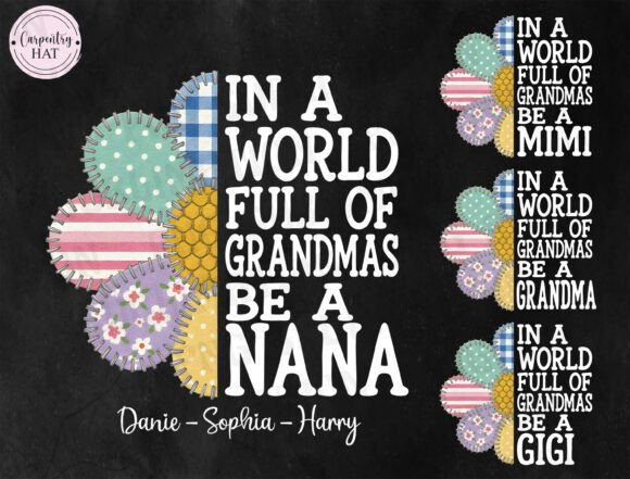 Download Personalized Nana Mimi Gigi Grandma PNG - Grandma Collection