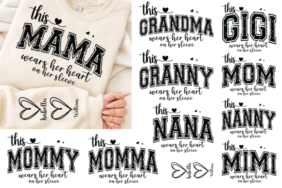 Download This Mama/Grandma/Nana Custom SVG Bundle - Grandma Collection
