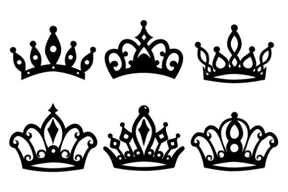 Download Princess Crown Silhouette, Crown Icon - Silhouette Collection