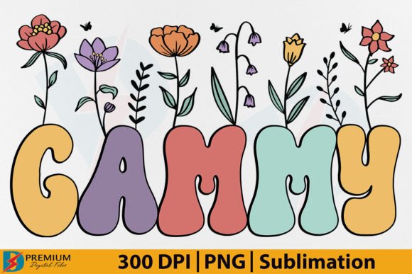 Download Gammy PNG, Flower Grandma Mother's Day - Grandma Collection
